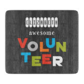 名前をカスタムする素晴らしの感謝 カッティングボード (正面)