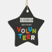 名前をカスタムする素晴らしの感謝 セラミックオーナメント (右)