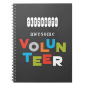 名前をカスタムする素晴らしの感謝 ノートブック (正面)