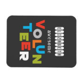 名前をカスタムする素晴らしの感謝 マグネット (横)