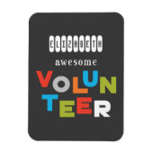 名前をカスタムする素晴らしの感謝 マグネット (縦)