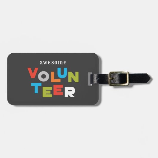 名前をカスタムする素晴らしの感謝 ラゲッジタグ (正面横)