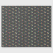 名前をカスタムする素晴らしの感謝 ラッピングペーパー (フラット)