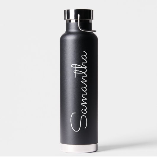 名前をカスタムする結婚のブリデスメイドスポーツチームクリスマス ウォーターボトル (左面)