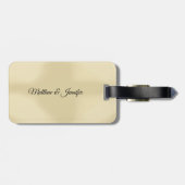 名前をカスタムする結婚の記念日恵み ラゲッジタグ (裏面横)
