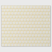 名前をカスタムする結婚の記念日恵み ラッピングペーパー (フラット)