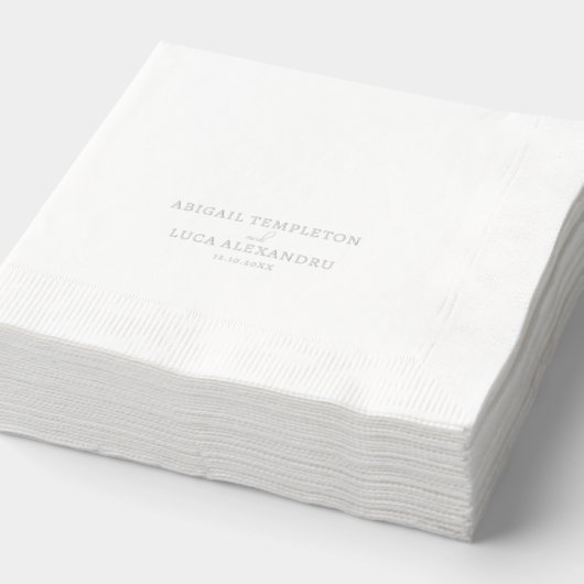 名前をカスタムする結婚婚約ブライダル 箔ナプキン (詳細)