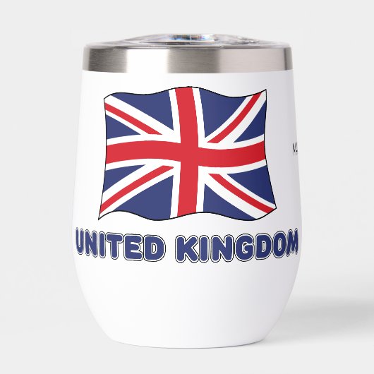 名前をカスタムする統一されたキングダム国旗 (正面)