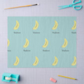 名前をカスタムする絵を描バナナオンブルー 薄葉紙 (クラフト)