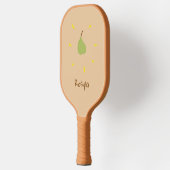 名前をカスタムする絵を描梨(茶色) ピックルボールラケット (左)