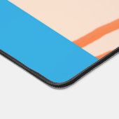 名前をカスタムする絵を描線パターン（の模様が）ある デスクマット (コーナー)