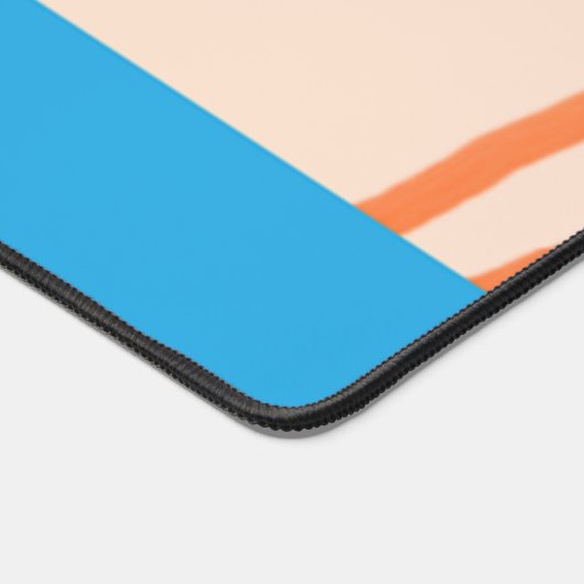 名前をカスタムする絵を描線パターン（の模様が）ある デスクマット (コーナー)