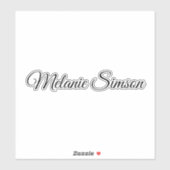 名前をカスタムする絶縁タンブラーデカールノートパソコンラベル シール (シート)