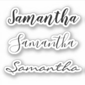 名前をカスタムする絶縁タンブラーデカールノートパソコンラベル シール (正面)