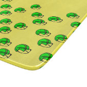 名前をカスタムする緑のサッカーヘルメット黄色 カッティングボード (角)