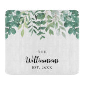 名前をカスタムする緑 カッティングボード (正面)