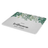 名前をカスタムする緑 カッティングボード (角)