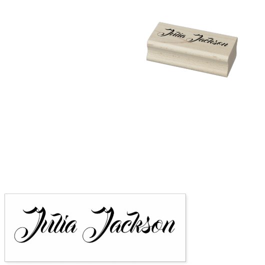 名前をカスタムする署名 ラバースタンプ (押印)