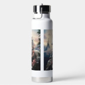 名前をカスタムする美しいユニコーン ウォーターボトル (右面)