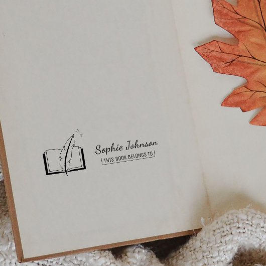 名前をカスタムする羽毛筆本は先生に属する ラバースタンプ