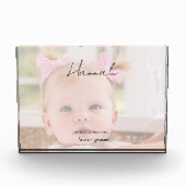 名前をカスタムする聖書の意味チャイルドフォトブロック フォトブロック (正面)