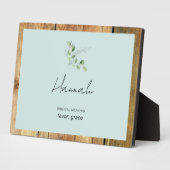 名前をカスタムする聖書的意味プラーク フォトプラーク (側面)