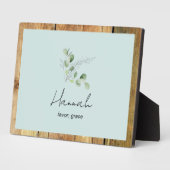 名前をカスタムする聖書的意味IIプラーク フォトプラーク (側面)