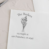 名前をカスタムする自己インク差出人住所スタンプ セルフインキングスタンプ