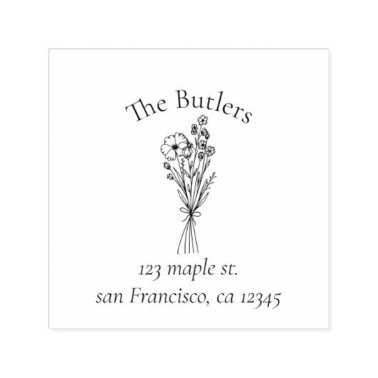 名前をカスタムする自己インク差出人住所スタンプ セルフインキングスタンプ (デザイン)