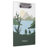 名前をカスタムする自然イラストレーション クリップボード (右)