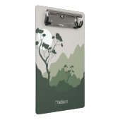 名前をカスタムする自然イラストレーション ミニクリップボード (アングル)