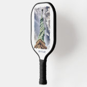 名前をカスタムする自由の女神 ピックルボールラケット (左)