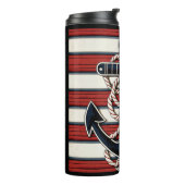 名前をカスタムする航海のいかり タンブラー (回転左)