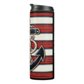 名前をカスタムする航海のいかり タンブラー (回転右)