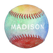 名前をカスタムする色の展開 野球ボール (正面)