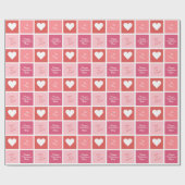 名前をカスタムする色正方形ラッピング紙 ラッピングペーパー (フラット)