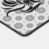 名前をカスタムする花猫コンピュータ卓上マット デスクマット (コーナー)