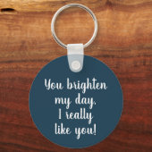 名前をカスタムする芸術的かわいい猫の月と銀河系 キーホルダー (裏面)