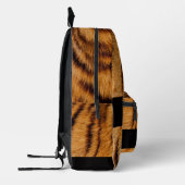 名前をカスタムする虎の皮 プリントバックパック (左)