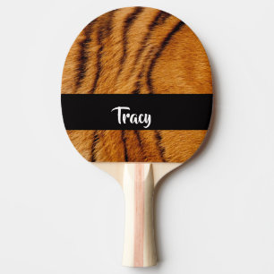 名前をカスタムする虎の皮 卓球ラケット