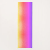 名前をカスタムする虹 ヨガマット (裏面)