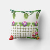 名前をカスタムする装飾用クッションパーソナライズされた、クッション。 クッション (裏面)