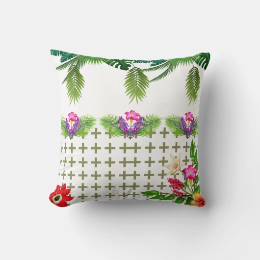 名前をカスタムする装飾用クッションパーソナライズされた、クッション。 クッション (正面)