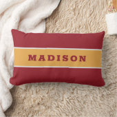 名前をカスタムする装飾用クッション ランバークッション (ブランケット)