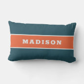 名前をカスタムする装飾用クッション ランバークッション (裏面)