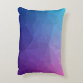 名前をカスタムする装飾用クッション – 幾何勾配設計 アクセントクッション (裏面(縦))