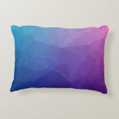 名前をカスタムする装飾用クッション – 幾何勾配設計 アクセントクッション (裏面)