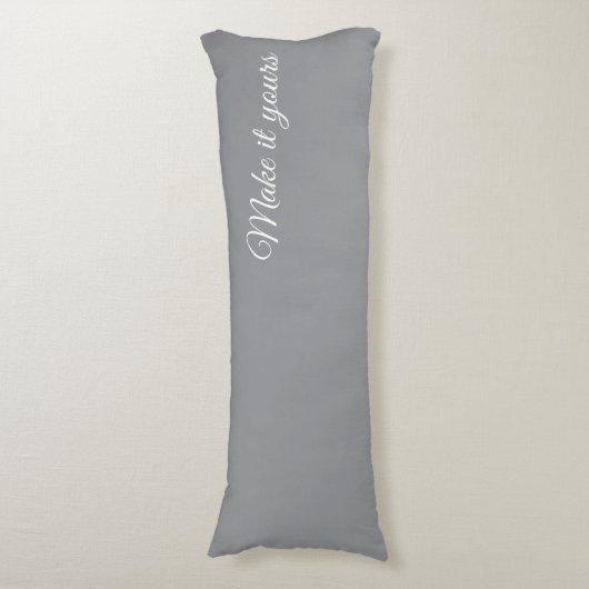 名前をカスタムする装飾用クッション – 幾何勾配設計 ボディピロー (正面縦)