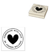 名前をカスタムする製モダンミニマル ラバースタンプ (押印)