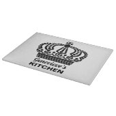 名前をカスタムする複雑な冠 カッティングボード (角)